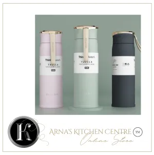 Luxury - Thermos Bottle 450ml Portable Insulated Cup 304 Stainless Steel Vacuum Flask (A Perfect Gift) Many Colours