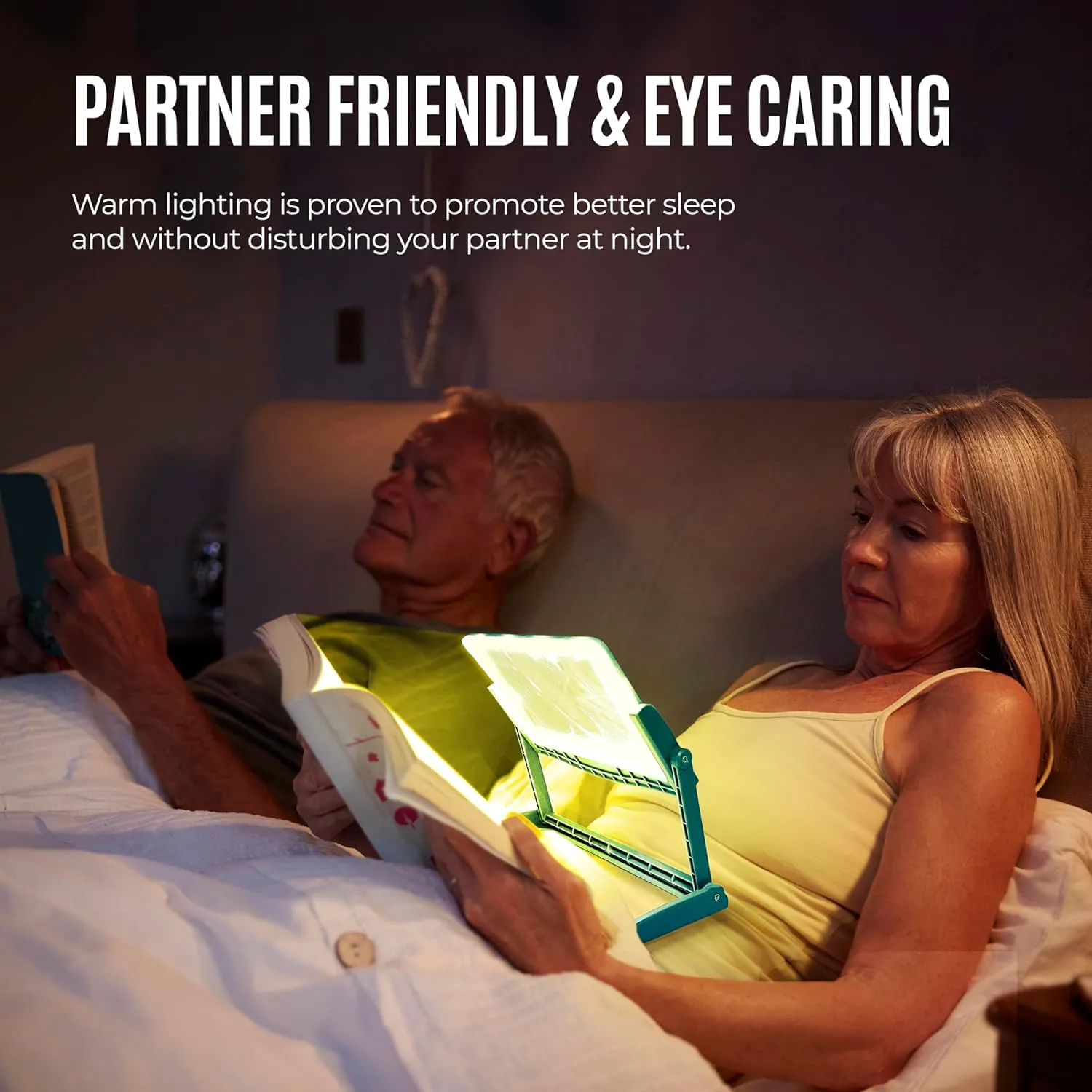 MAGNIPROS Patented 5X Large LED Page Magnifier with Detachable Stand | Eye Caring 3 Color Light Modes & Anti-Glare Lens to Reduce Eye Strain-Ideal for Reading Fine Print, Crafting, Low Vision Seniors