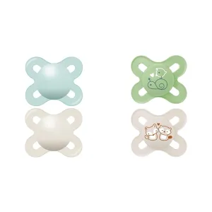 MAM Original Start Matte Newborn Baby Pacifier 2 Pack and MAM Original Start Newborn Pacifier 2 Count