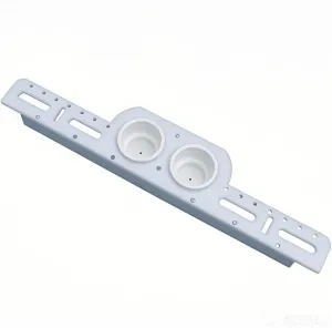 Marine Double Drink Cup Holder, Fishing Tool Holder, Plastic Holder for Knives and Lures