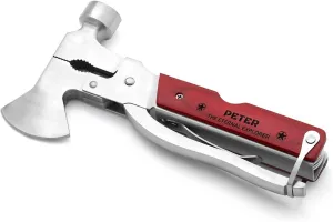 Maverton Multi-tool folding knife for man - Engraved multi purpose hand tools - Foldable 8-in pieces set tool for him- Personalized outdoor tool for traveler - Gadget for Birthday - STAR