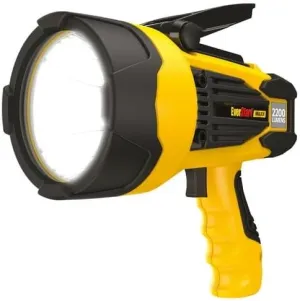Maxx SL10LEDE 2200 Lumen LED Spotlight, Rechargeable, USB Power, USB Portable Power to Charge Your Devices On The Go