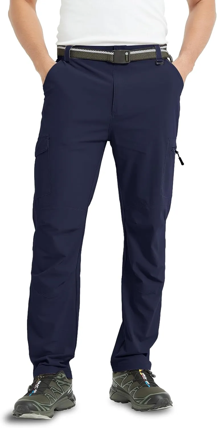 Men's Cargo Hiking Pants Lightweight Water Resistant Quick Dry Outdoor Fishing Travel Climbing Work Pants