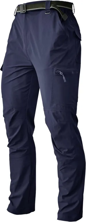 Men's Cargo Hiking Pants Lightweight Water Resistant Quick Dry Outdoor Fishing Travel Climbing Work Pants