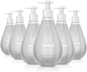 Method Gel Hand Soap, Sweet Water, Biodegradable Formula, 12 fl oz (Pack of 6)