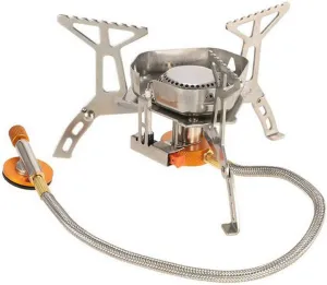 MIFXIN Windproof Portable Camping Gas Stove, 3500W Strong Firepower Lightweight Foldable Camping Backpacking Stove Cooking Burner with Carrying Case for Outdoor Camping Backpacking Hiking