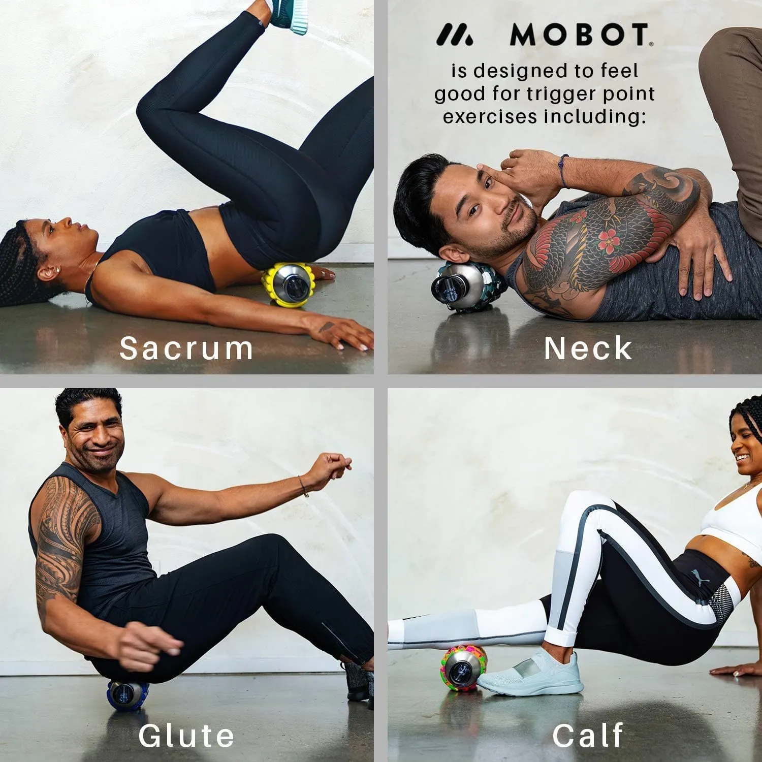 MOBOT Portable Travel Foam Roller Water Bottle with Sip Straw, Stainless Steel Screw Lid | Insulated Sports Water Bottle and Foam Rollers for Yoga, Workout, Home Gym, & Exercise, Beet (27 oz)