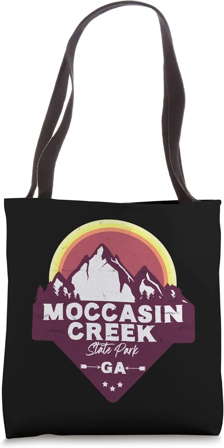Moccasin Creek State Park Georgia North Mountains Souvenir Tote Bag