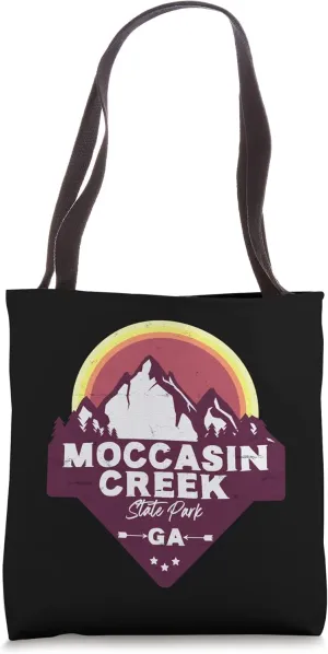 Moccasin Creek State Park Georgia North Mountains Souvenir Tote Bag
