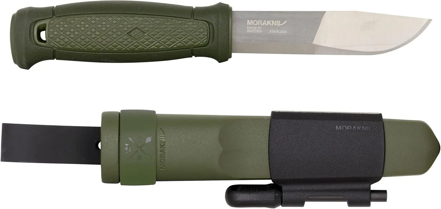 Morakniv Kansbol Fixed Blade Knife with Sandvik Stainless Steel Blade