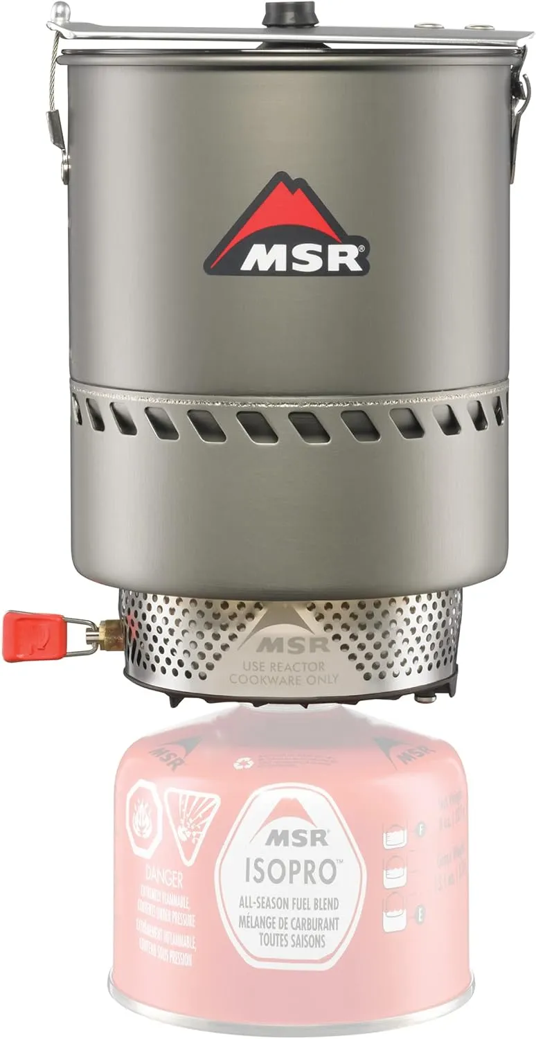 MSR Reactor Windproof Camping and Backpacking Stove System