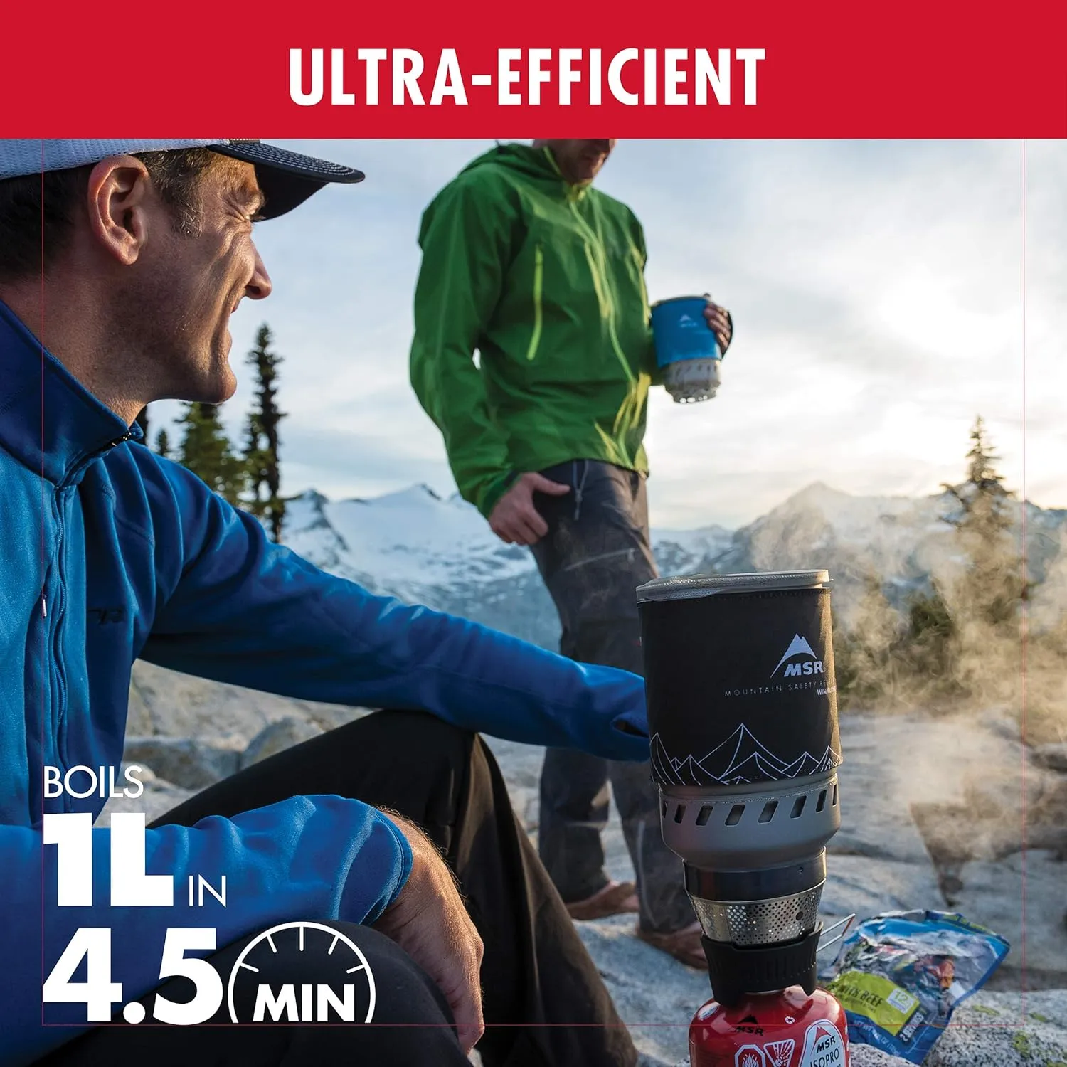 MSR WindBurner Duo Windproof Camping and Backpacking Stove System