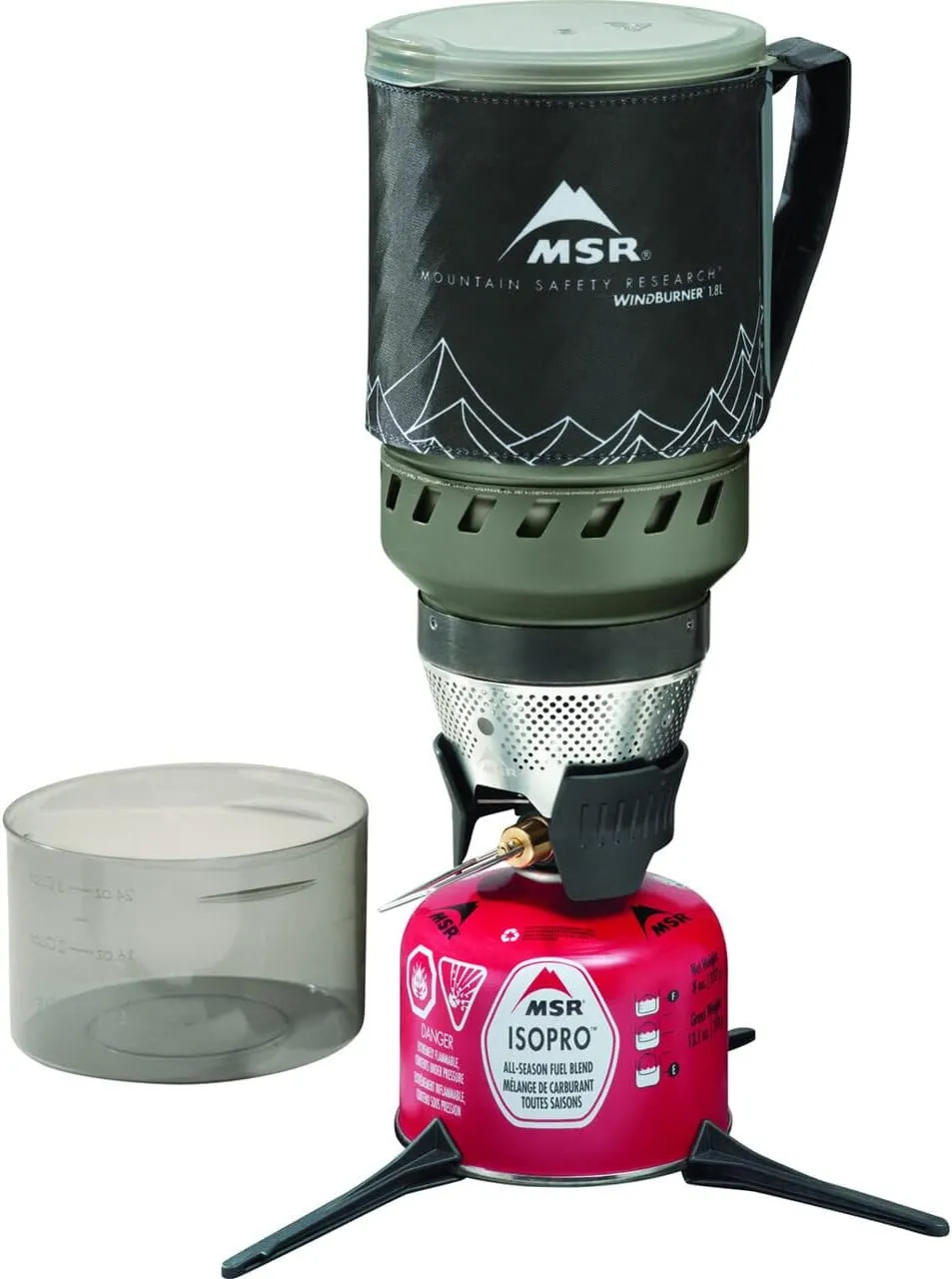 MSR WindBurner Personal Windproof Camping and Backpacking Stove System