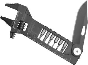 Multi-Function Crocodile Pliers Wrench – All-in-One Tool with Tiger Jaw, Folding Knife, Hex Key, 6 Built-in Screwdriver Bits, and Measuring Scale – Lightweight & Durable for Outdoor, Cycling, and Home
