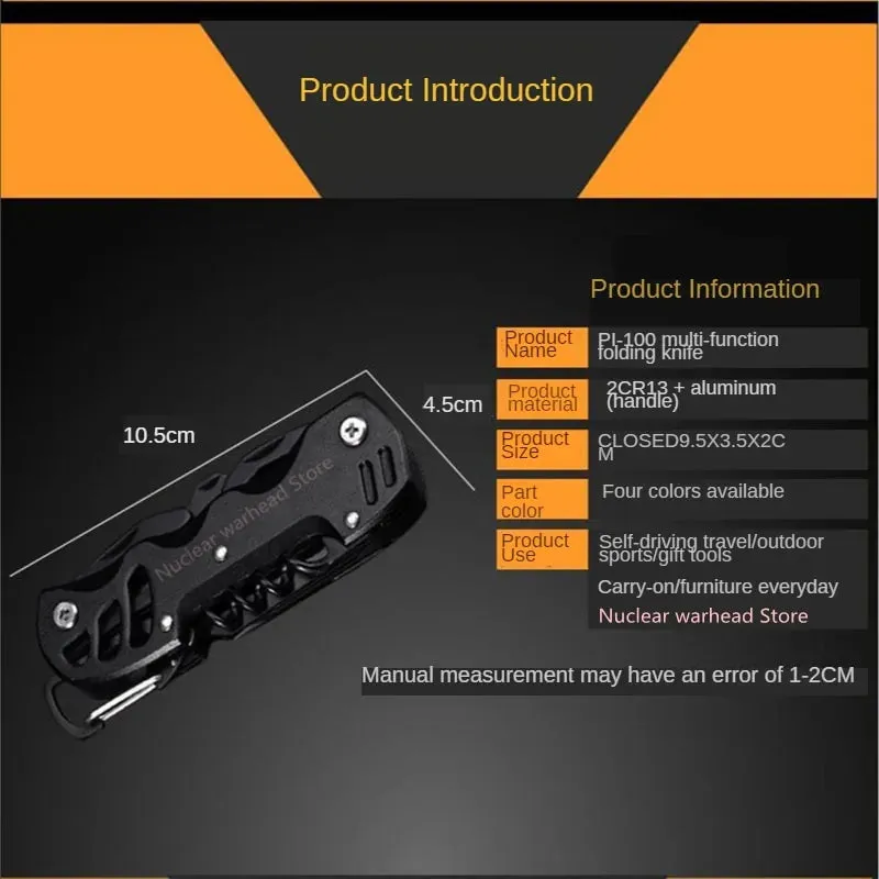 Multi Functional Foldable Swiss Army Knife