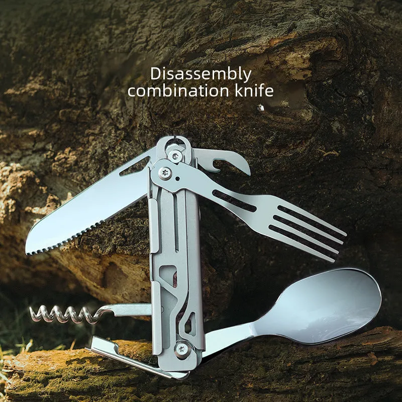 Multi-Functional Stainless Steel Dining Set