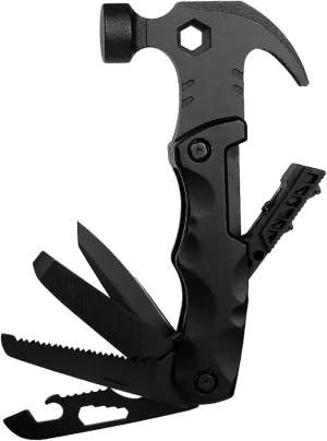 Multitool Hammer 12 in 1 Camping Gear Survival Tool,DIY Outdoor Production Tools For Men,Father Day Husband Boyfriend Gift for Men.