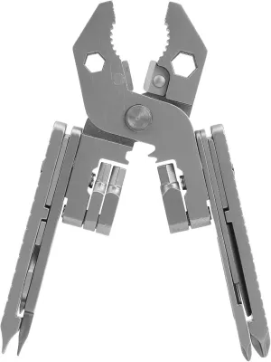 Multitool,Outdoor 25in1 MultiFunctional Pliers Kit Stainless Steel Multitool with Knife Wrench