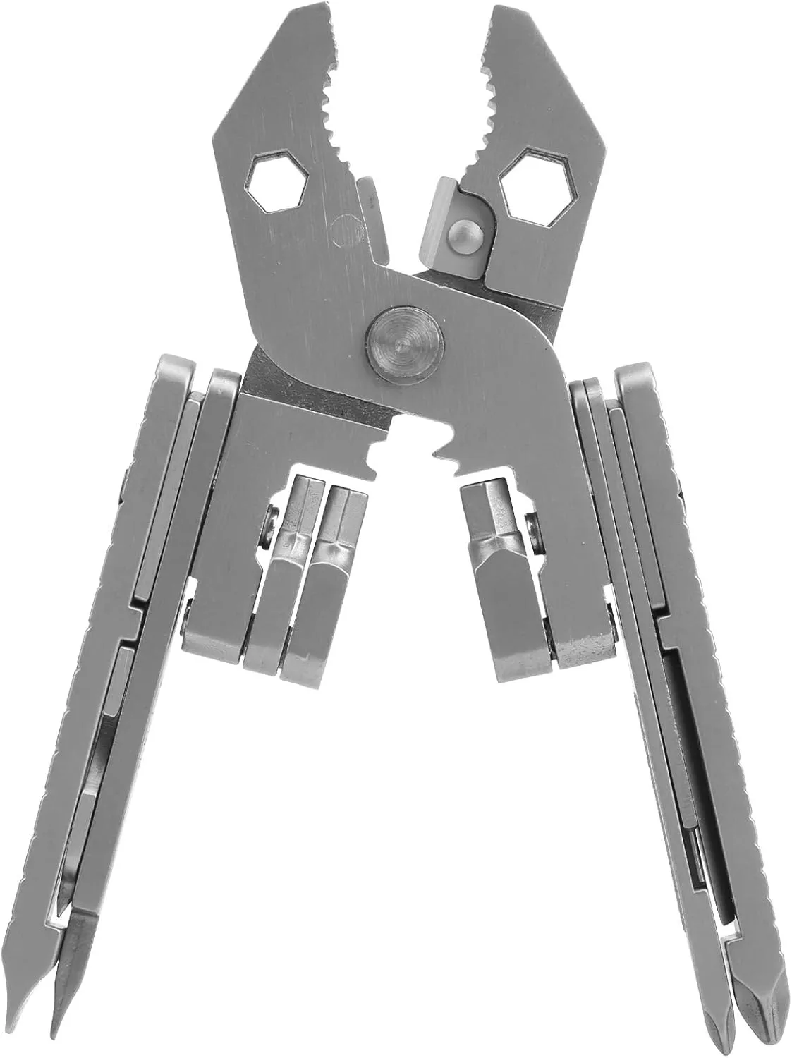 Multitool,Outdoor 25in1 MultiFunctional Pliers Kit Stainless Steel Multitool with Knife Wrench