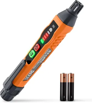 Natural Gas Detector, TopTes PT177 Gas Leak Detector with Audible & Visual Alarm, Portable Gas Sniffer to Locate Combustible Leak Sources Like Methane, Propane for Home (Includes Battery x2)-Orange