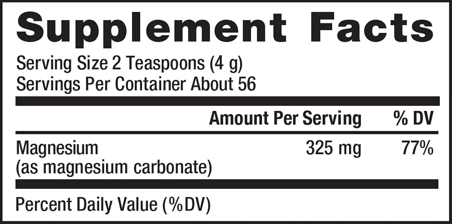 Natural Vitality Calm, Magnesium Supplement, Anti-Stress Drink Mix Powder, Gluten Free, Vegan, & Non-GMO, Sweet Lemon, 8 oz