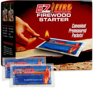Naturally Occurring, Reliable, All Purpose, Easy-to-Use Fire Starter for Wood Stoves, Fireplaces, Campfires, and Bonfire – Waterproof, Windproof, Safe, Clean, Odorless | 75 Pack