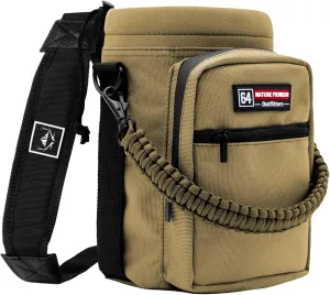 NATURE PIONEOR Insulated Water Bottle Holder with Shoulder Strap for Half/One Gallon 64oz/128OZ Sports Water Jugs Bottles, Carrier/Pouch Sleeve for Outdoor Camping, Hiking,Gym
