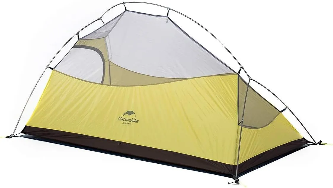 Naturehike Cloud Up Free Standing 2 Person Backpacking Tent Ultralight Nylon Double Layer Camping Tents for Two Person