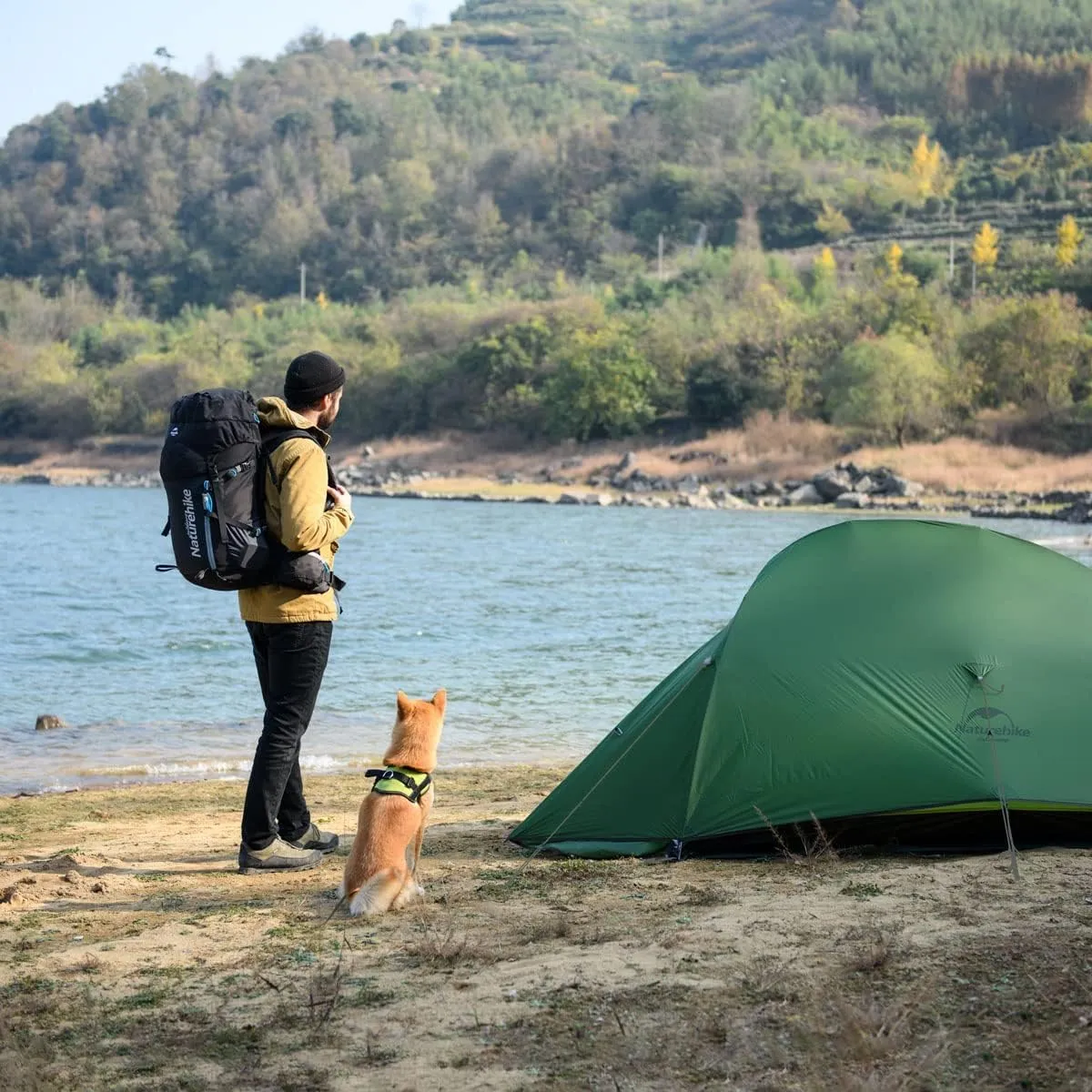 Naturehike Cloud Up Free Standing 2 Person Backpacking Tent Ultralight Nylon Double Layer Camping Tents for Two Person