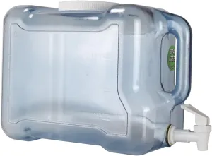 New Wave Enviro Products BPA Free Tritan Bottle, 2 Gallon Refrigerator with BPA Free Spigot and Integrated Handle, Refrigerator Dispenser Bottle, light blue