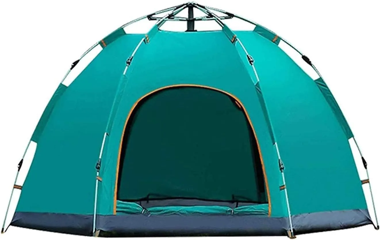 NIEH 2-4 Person Camping Tent - 3 Season Ultralight Waterproof Camping Tent, Large Size Easy Setup Tent for Family, Outdoor, Hiking and Mountaineering, Green