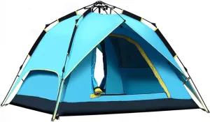 NIEH Dome Tent,Pop Up Tents for 2 to 4 Person Automatic Opening Double Layer Tent,Waterproof Camping Tents with Porch for Hiking Camping Outdoor