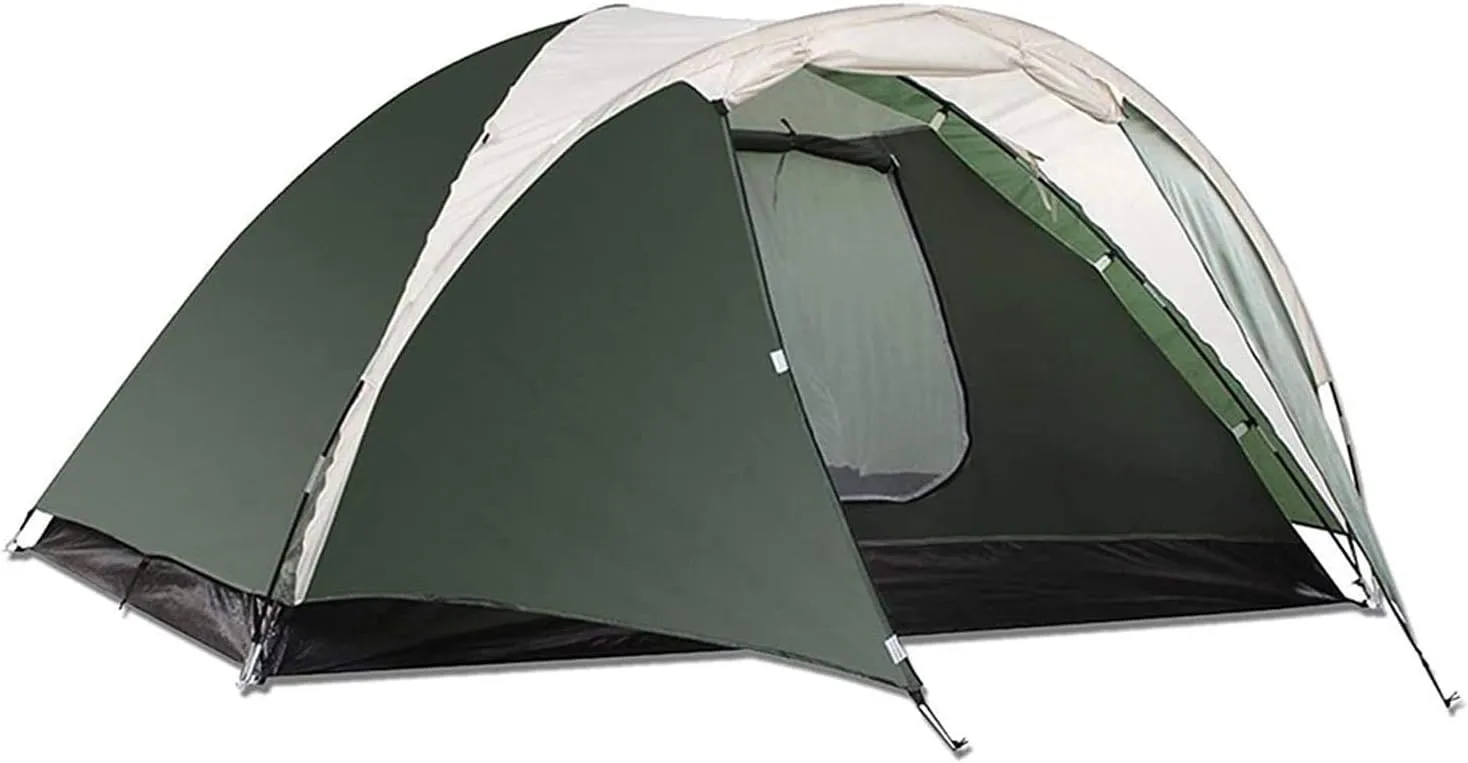 NIEH Tent Camping Tent 4 Person 4 Season Double Layer Lightweight Traveling Tent with Portable Bag Outdoor