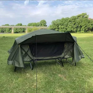 No-Build Off-The-Ground Tent,Outdoor Single and Double Rainproof Thickened Field Tent (b 210 * 80 * 120cm)