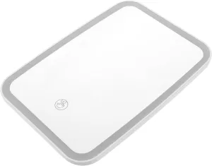NOLITOY Travel Led Makeup Mirror Rechargeable Folding Compact Mirror Lights for Home Office Go