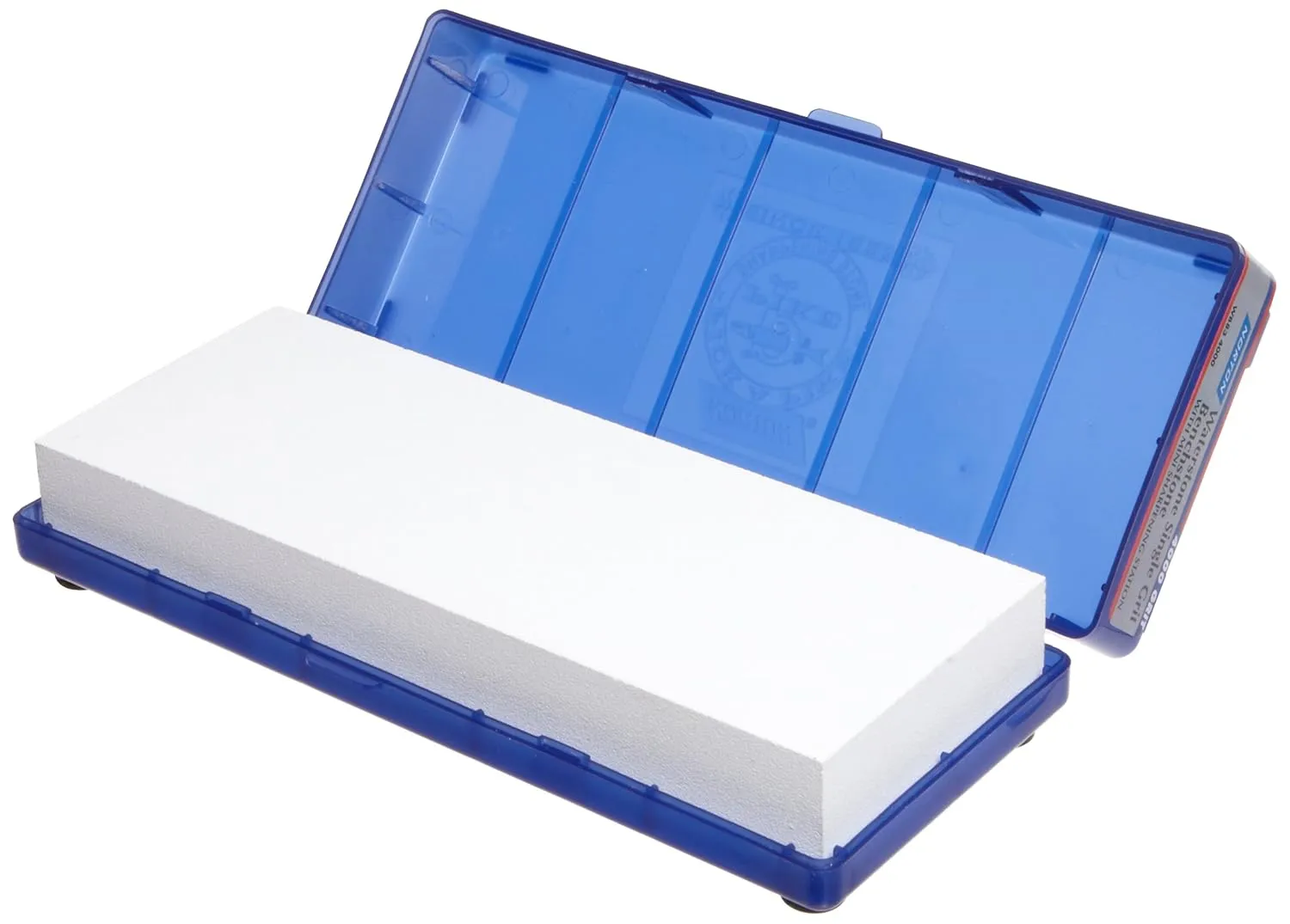 Norton Knife Sharpener Whetstone - Japanese Sharpening Stone with 4000 Grit Stone and Sharpening Stone Holder