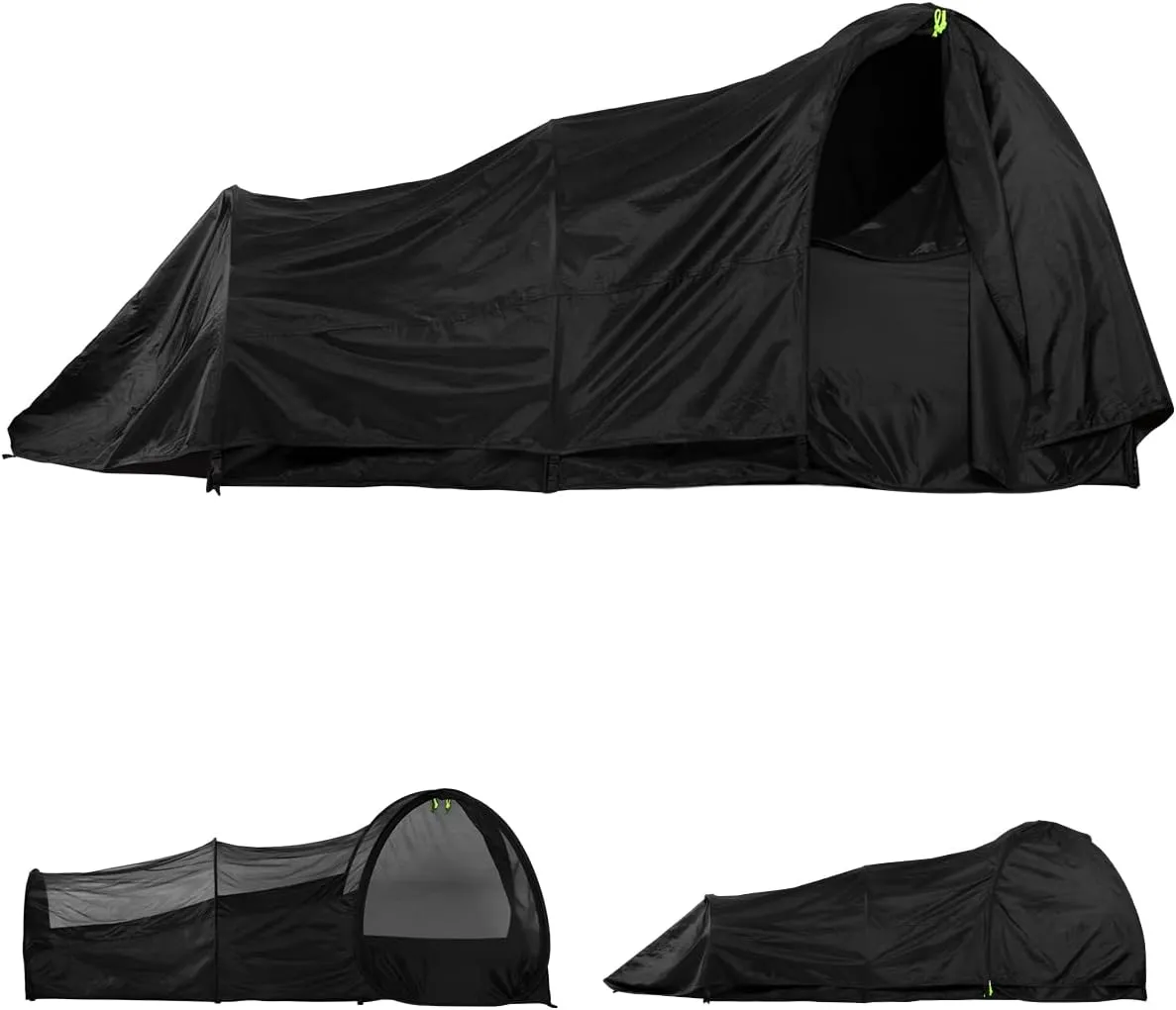 One Person Tent, Pop Up Bivy Tent for 1 Person, Ultralight Bivvy Cover for Camping, Backpacking & Trekking with Rainfly, Rainproof & Waterproof