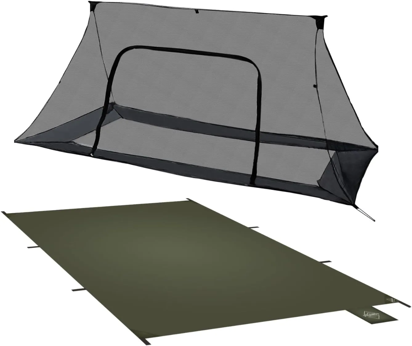 Onewind Camping Mosquito Net with Ground Sheet, Shelter Bugnet with Tent Footprint