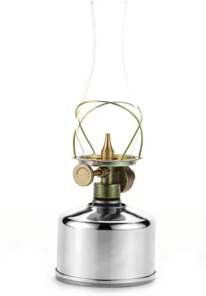 Outdoor Camping Gas Light Retro Style Atmosphere Lamp Portable Gas Camping Lantern