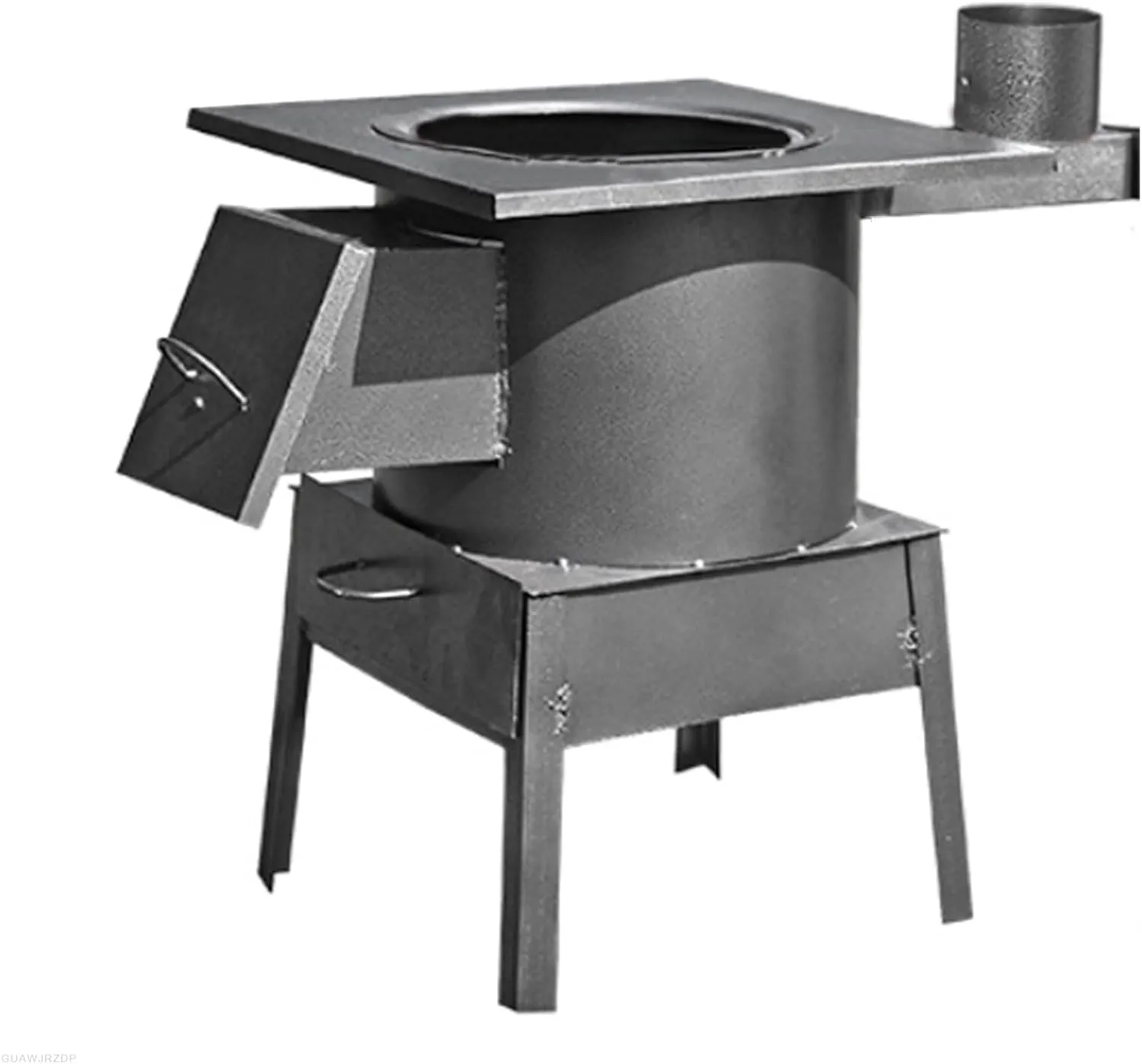 Outdoor Camping Portable Wood Stoves Outdoor Barbecue Carbon Furnace Heating Stove Burning Fire Cooking Tea Stove