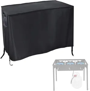 Outdoor Camping Stove Cover Fit for Goplus 3 Burner Propane Gas Cooker, Waterproof Propane Burner Stove Cover, for Camp Paito RV -(35x19x30 inch)