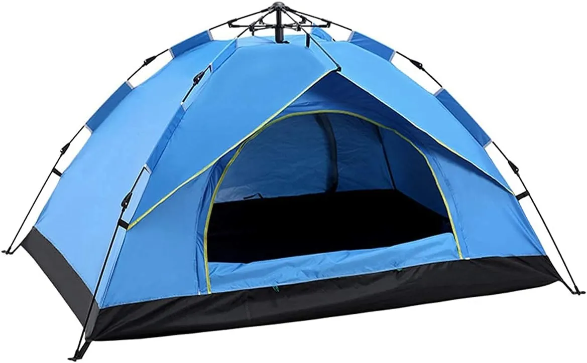 Outdoor Camping Tent Family Camping Tents Easy Setup with Moisture-Proof pad Tent Sun Shade 2/3／4 Person