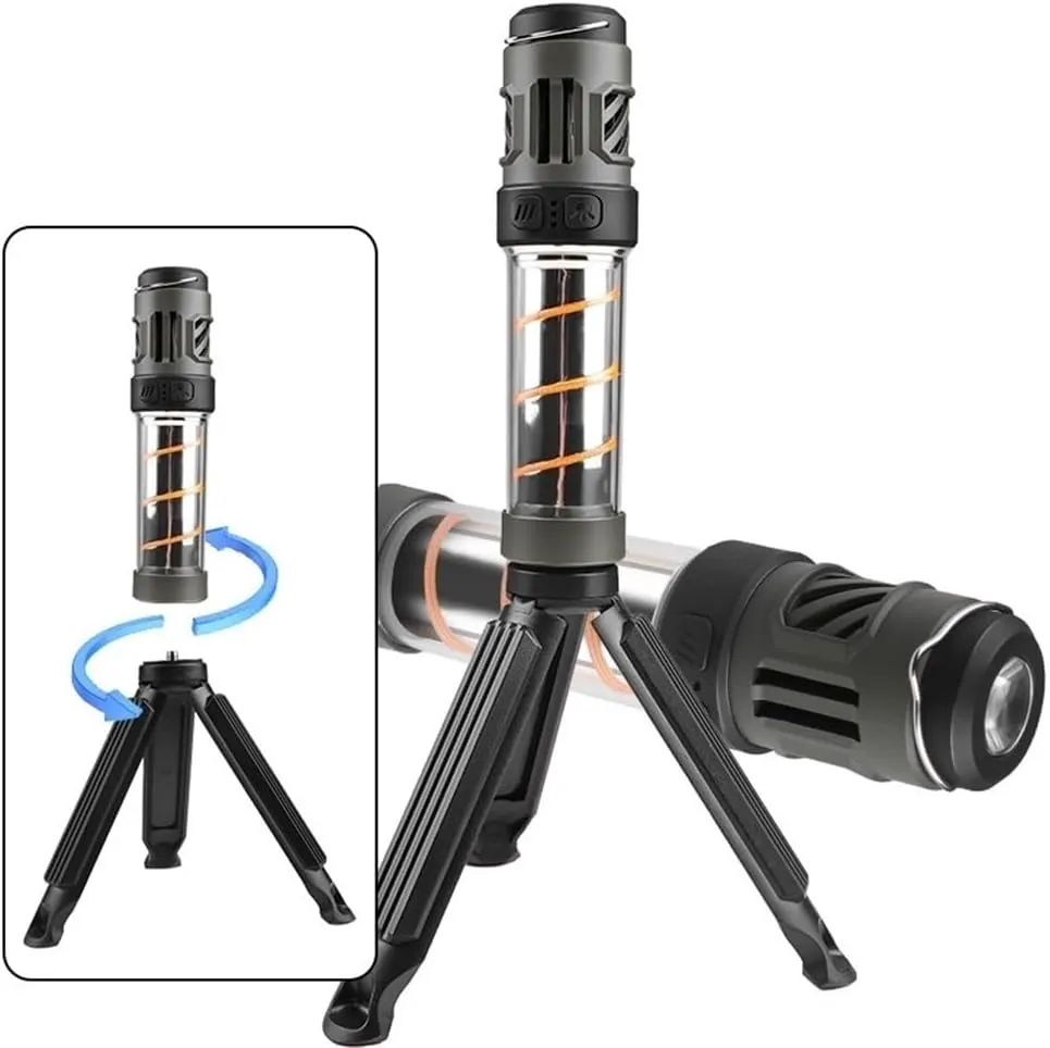 Outdoor Portable Hanging Led Camping Tent Lights LED Outdoor Lighting Flashlight Multifunctional Camping Lamp Tripod Camp Lamp