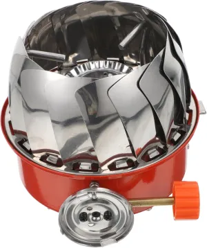 Outdoor Portable Windproof Lotus Furnace Camp Stove Small Easy to Use Durable Design for Camping Hiking Picnics and Outdoor Cooking with Trachea Connection
