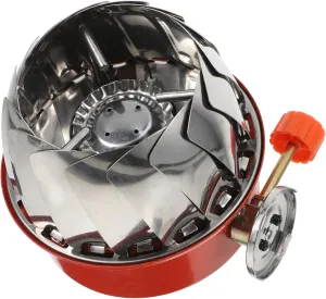 Outdoor Portable Windproof Lotus Furnace Compact Camping Stove for Picnic and Cooking Utensils Durable Gas Stove with Powerful Flame for All Pot Types Small