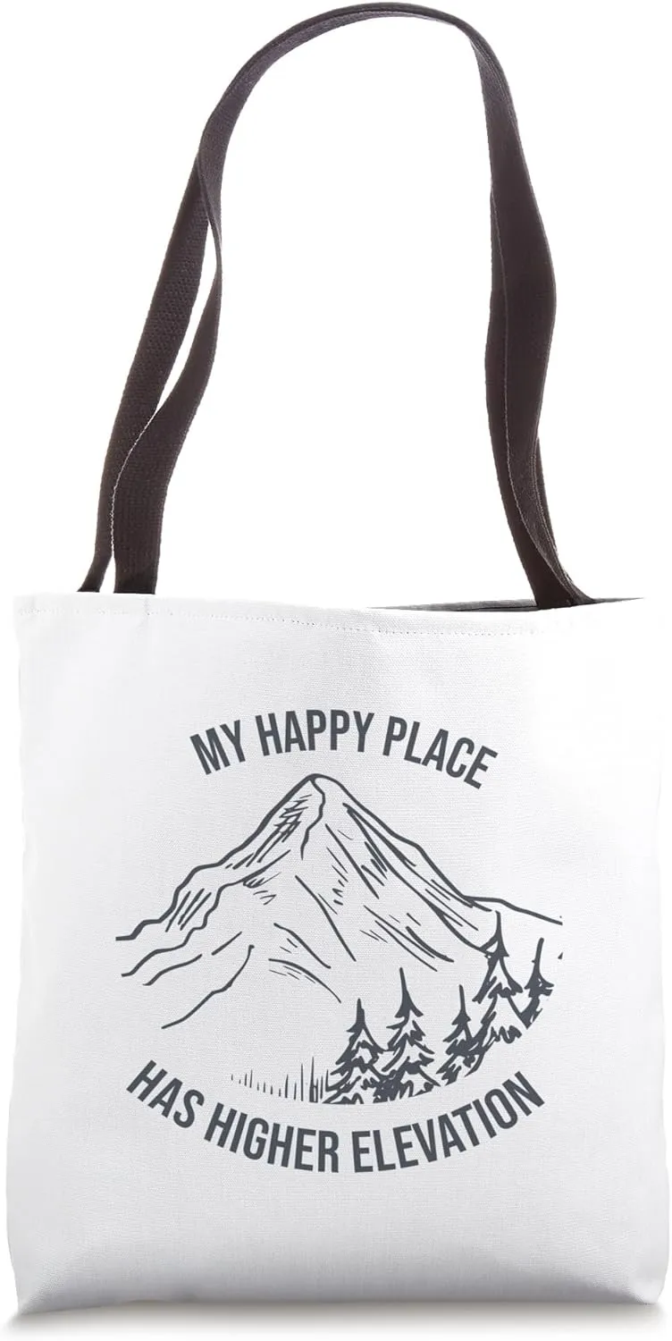 Outdoor Pun for Mountain and Outdoor Enthusiasts Tote Bag