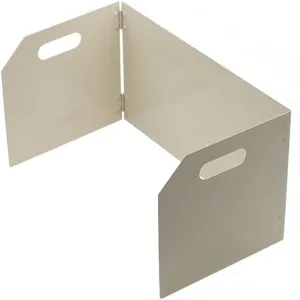 Outdoor Stove Windshield Three-Fold Windshield Large Windshield Portable Folding Windshield Outdoor Camping Supplies Beige