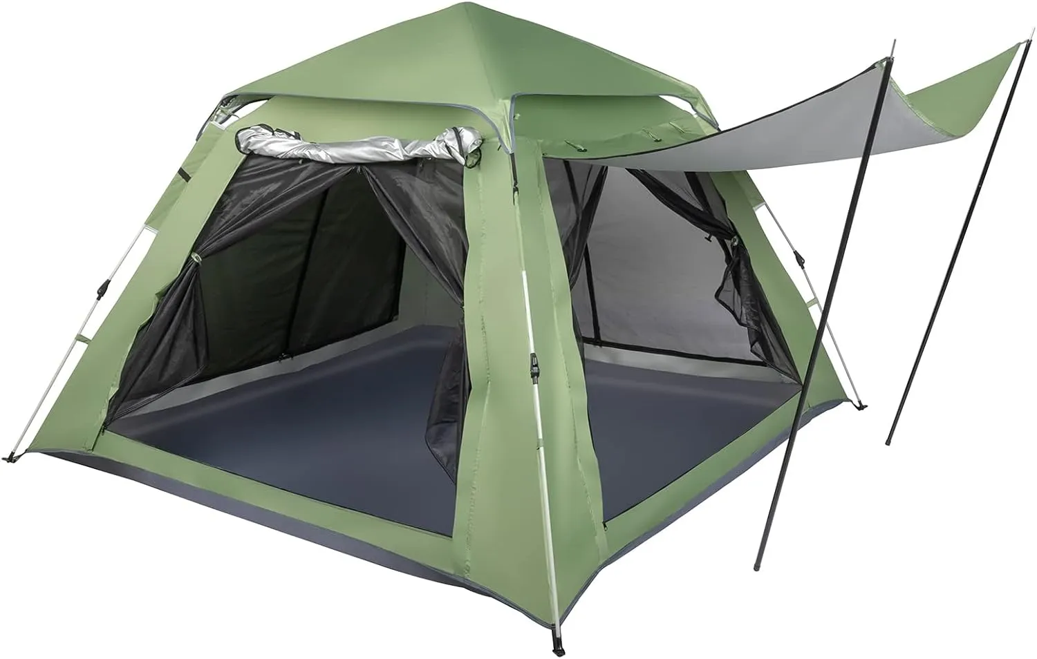 Outdoor Tent - Quick Open Tent -Easy and Quick Setup Camping Tent - 1 Person Setup Outdoor Camping Tent,Family Tent Camping Tent, Portable Tents for Camping, 4 Person Camping Tent 240 x 240 x 150CM