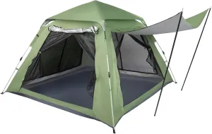 Outdoor Tent - Quick Open Tent -Easy and Quick Setup Camping Tent - 1 Person Setup Outdoor Camping Tent,Family Tent Camping Tent, Portable Tents for Camping, 4 Person Camping Tent 240 x 240 x 150CM
