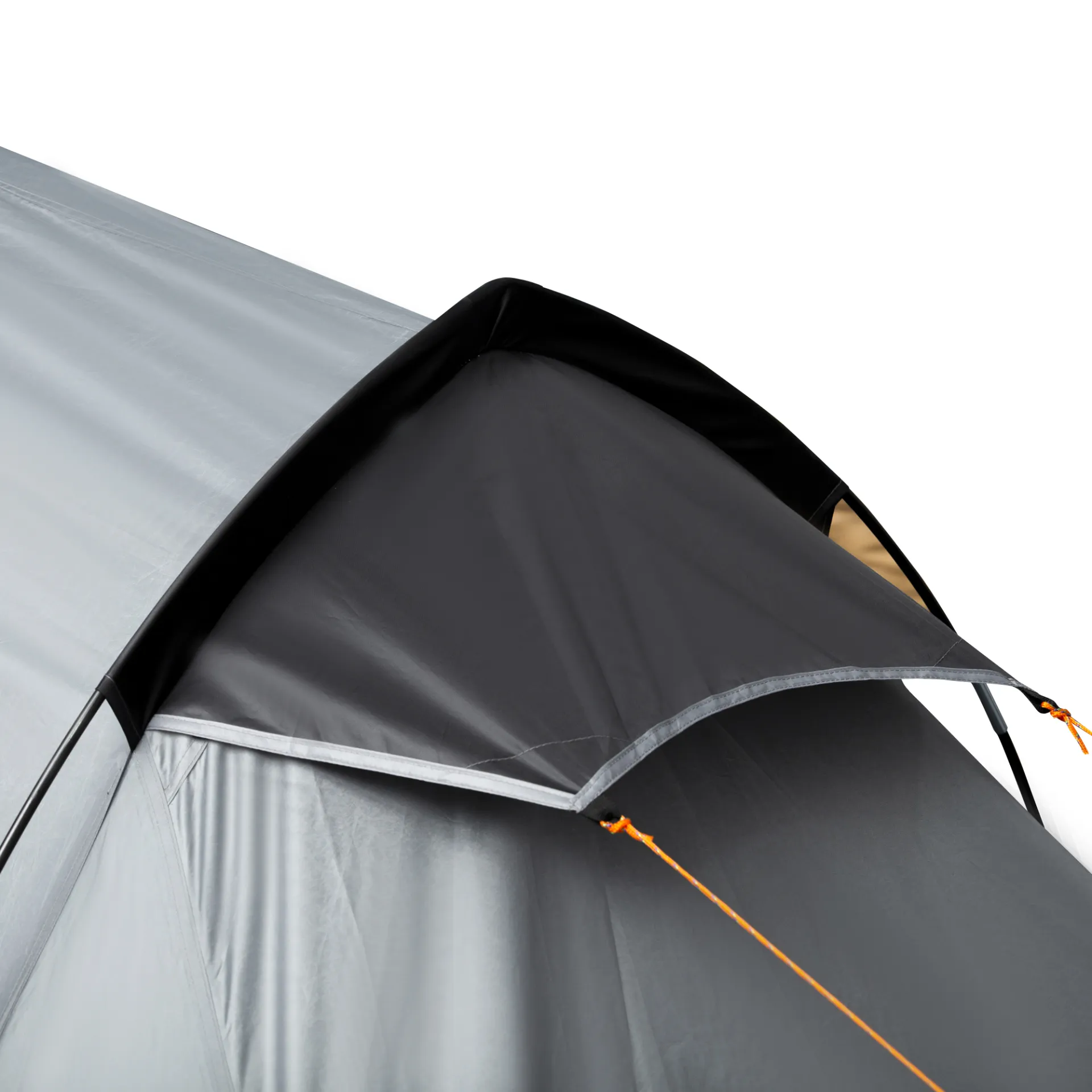 Outsunny 1-2 Man Camping Tunnel Tent  w/ Rain Fly Porch Mesh Window Double Layer Shelter Hiking Home Backpacking Vestibule Lightweight Fishing